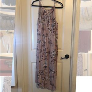 NWOT Tassel High Low Maxi Dress